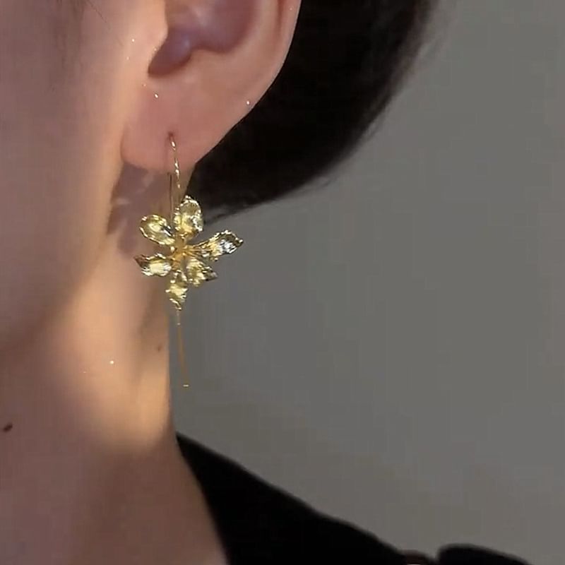 Flower Drop Earring