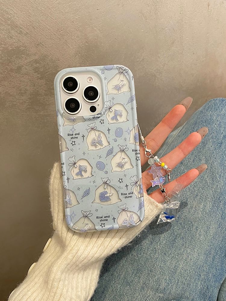 Case Phone Set Charm / Goldfish