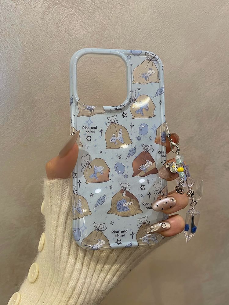 Case Phone Set Charm / Goldfish