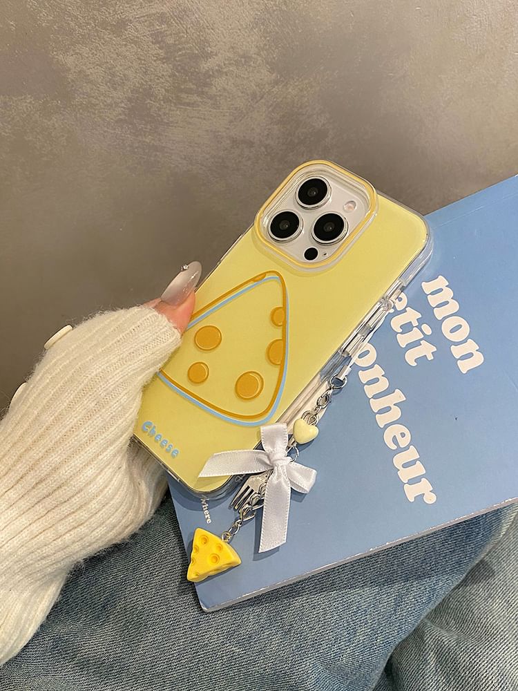 Cheese Phone Set Charm / Case