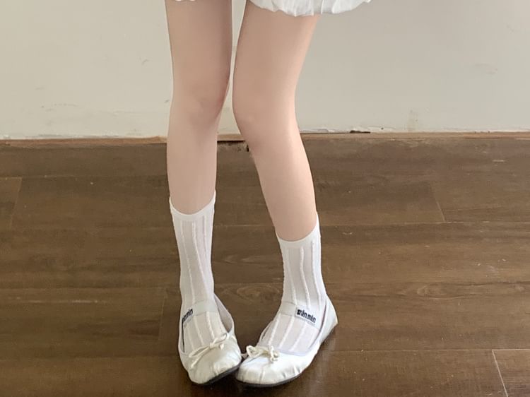 Plain Shorts Bubble High Waist