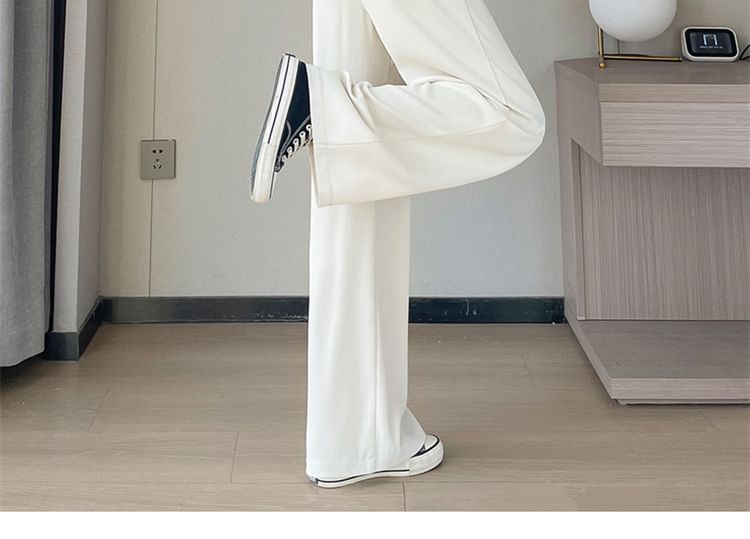 High Pants Designs) Wide Leg Suit (Various Plain Rise