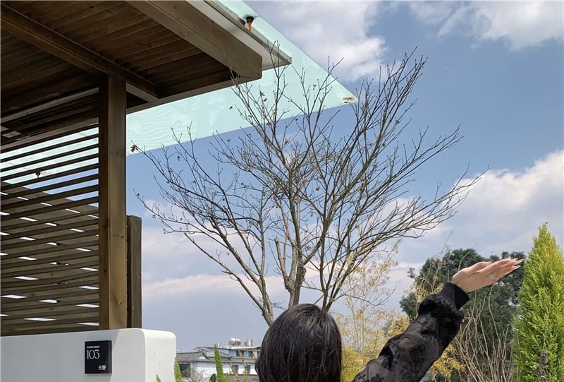 Zip Jacket Flower Sheer Embroidered