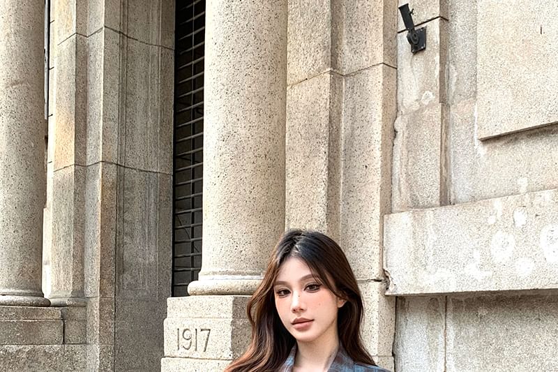 Shirt Plaid Button-Up