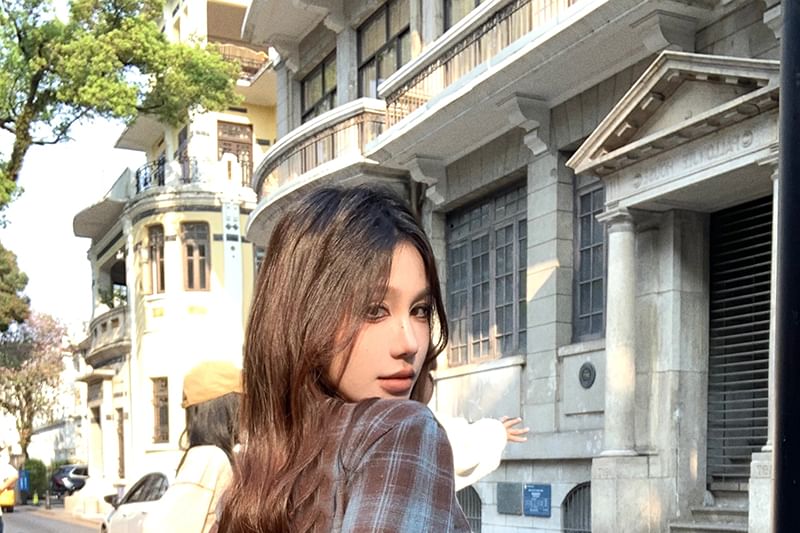 Shirt Plaid Button-Up