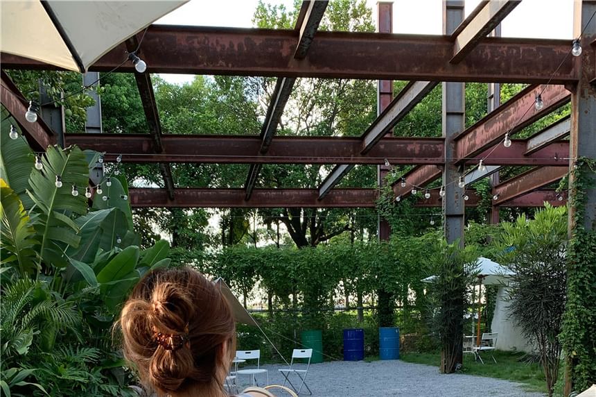 Ruffled Back Top Plain Camisole Open Balloon Keyhole