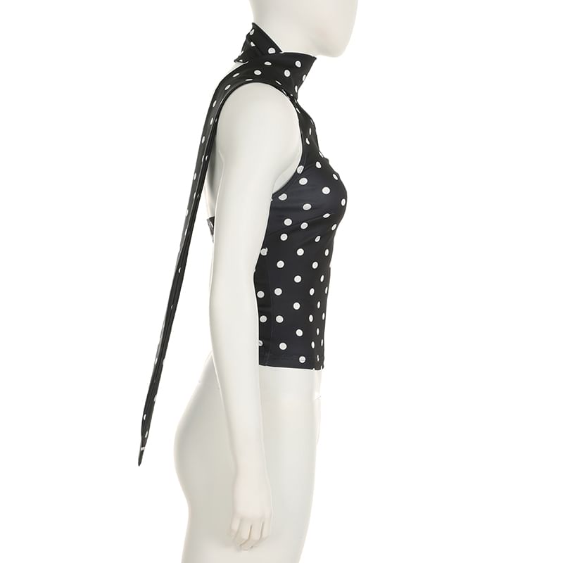 Dotted Top Halter