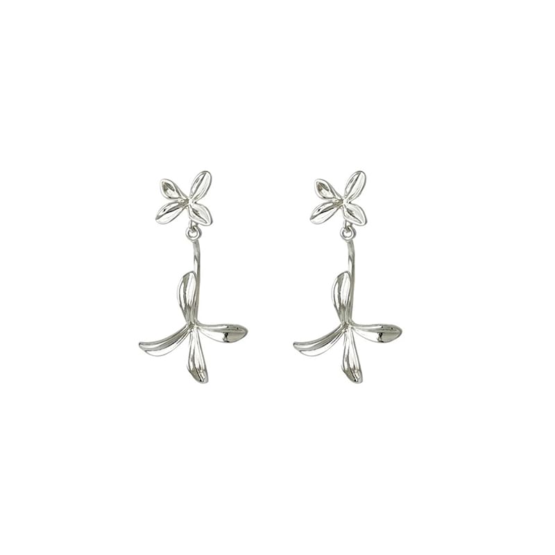 Clip-On / Drop Earring Flower