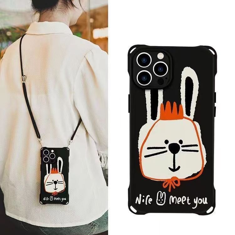 Set Case Phone / Lanyard Rabbit