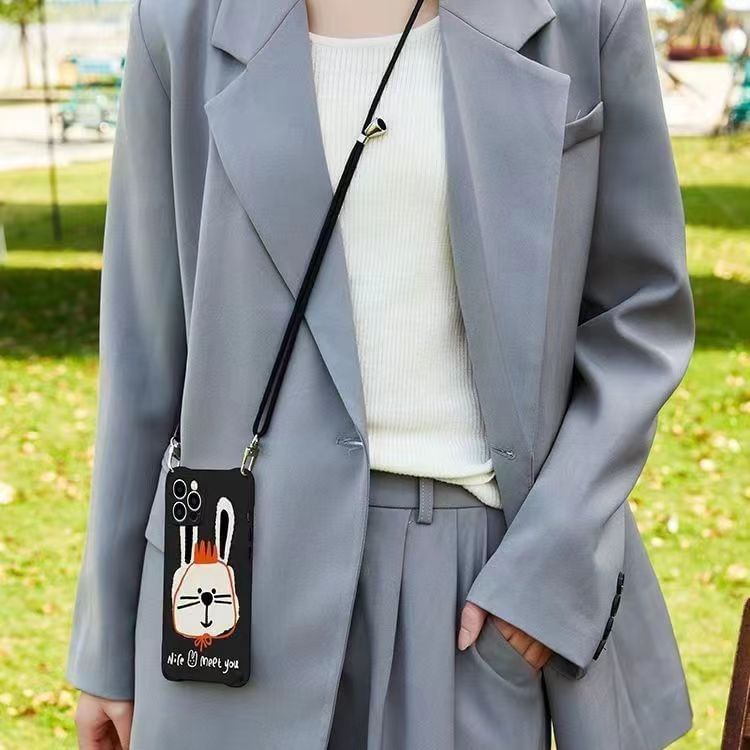 Set Case Phone / Lanyard Rabbit