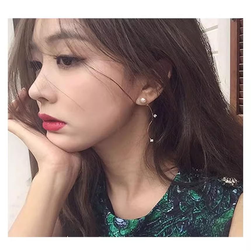 Rhinestone Ear (Various Alloy Dangle / Cuff Pearl Designs) Earring Faux