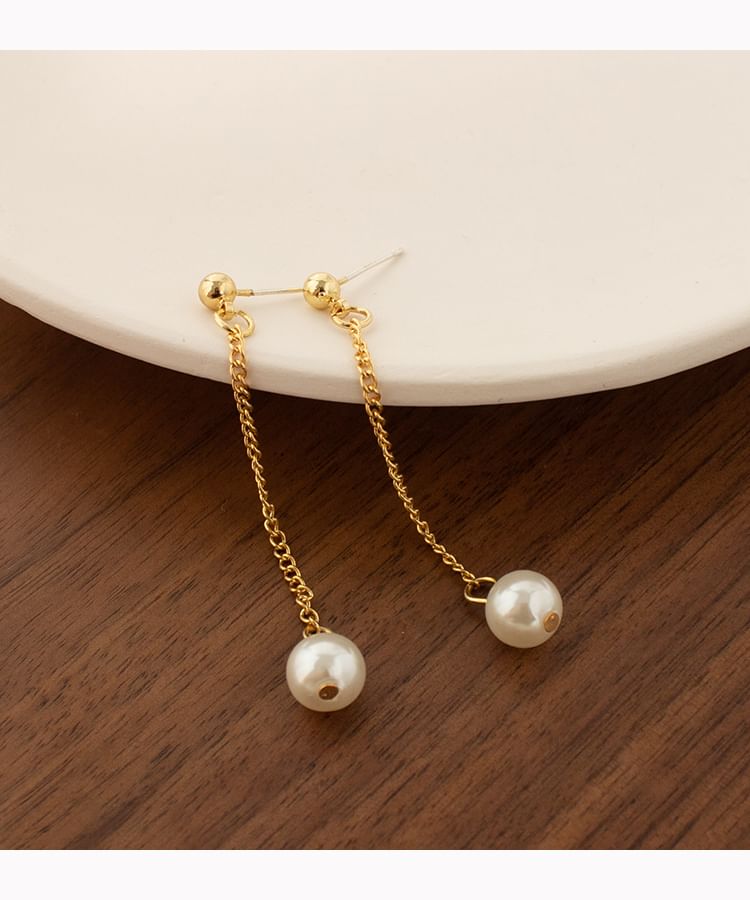 Cuff / Earring (Various Designs) Pearl Faux Ear Dangle