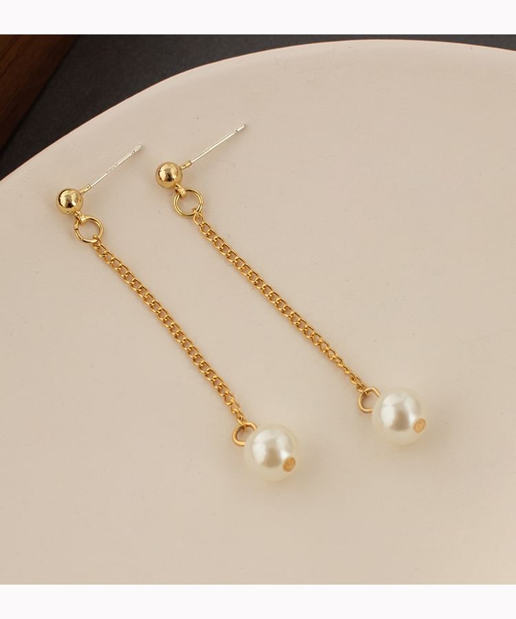 Cuff / Earring (Various Designs) Pearl Faux Ear Dangle