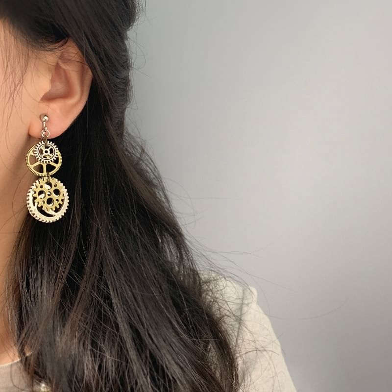 Alloy Cuff Ear Gear Earring / (Various Dangle Designs)