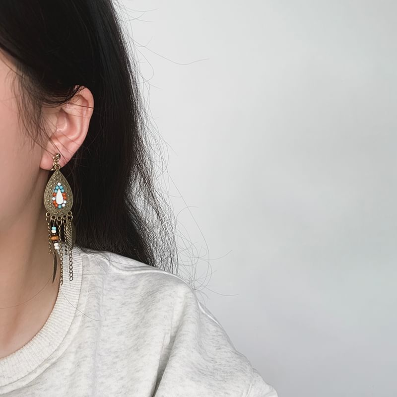 Designs) Leaf Chandelier (Various Alloy Ear Cuff / Earring