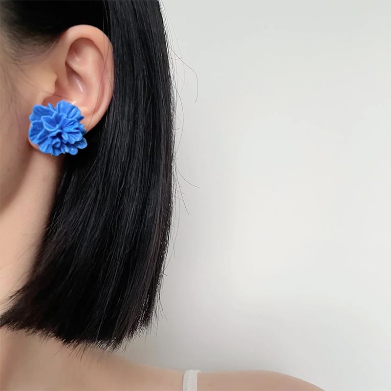 / Stud Cuff Floral Earring Ear Alloy