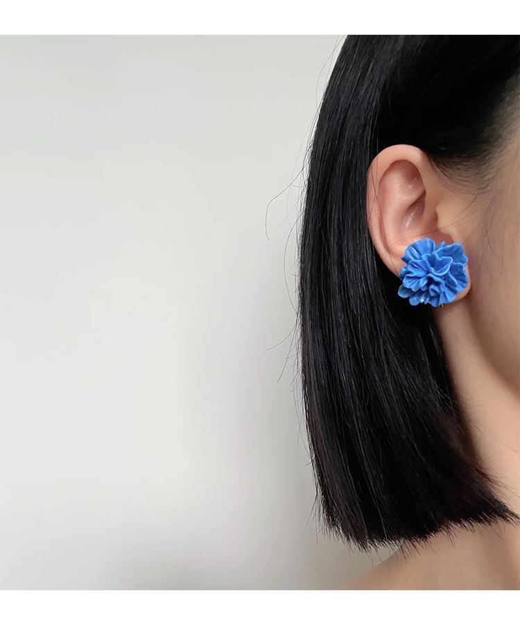 / Stud Cuff Floral Earring Ear Alloy