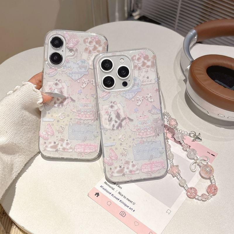Phone Cat Case / Set Strap