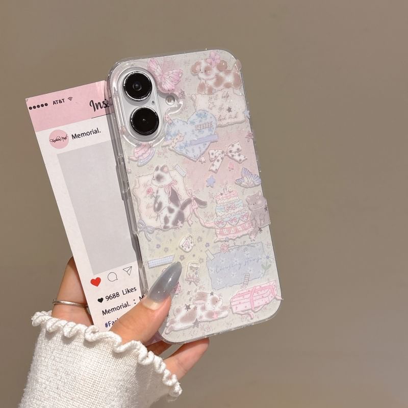Phone Cat Case / Set Strap