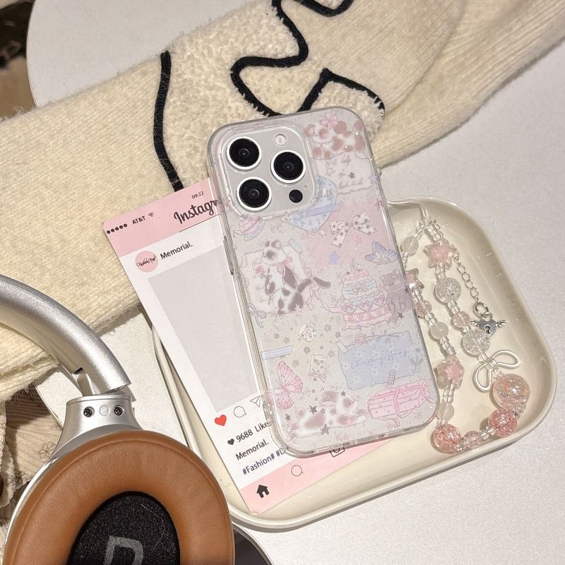 Phone Cat Case / Set Strap