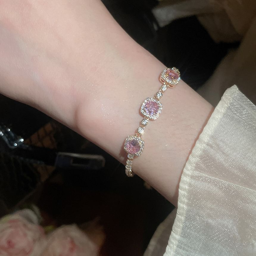 Rhinestone Alloy Designs) (Various Bracelet