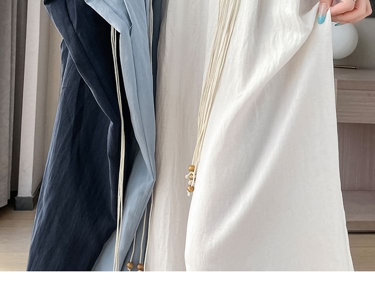 Plain Leg (Various Pants Designs) Wide High Waist