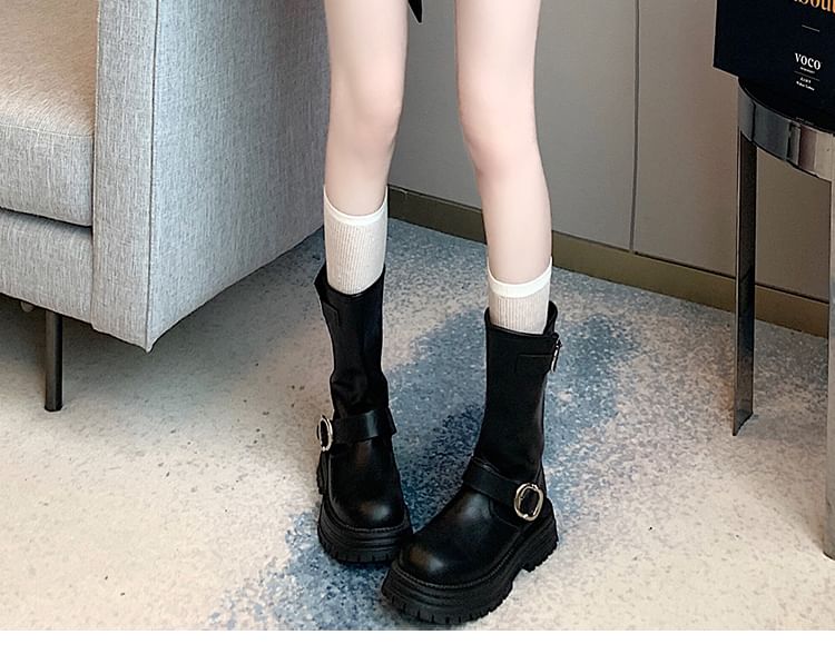 High Mini Print Lace Panel Waist A-Line Heart Skirt Bow