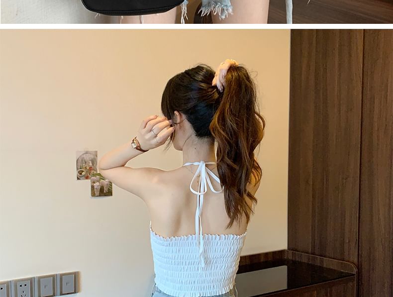 Top Crop Lace Camisole V-Neck