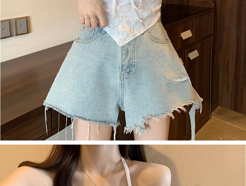 Top Crop Lace Camisole V-Neck