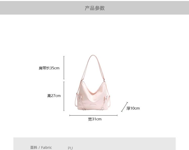 Bag Leather Star Faux Bow Crossbody Buckled