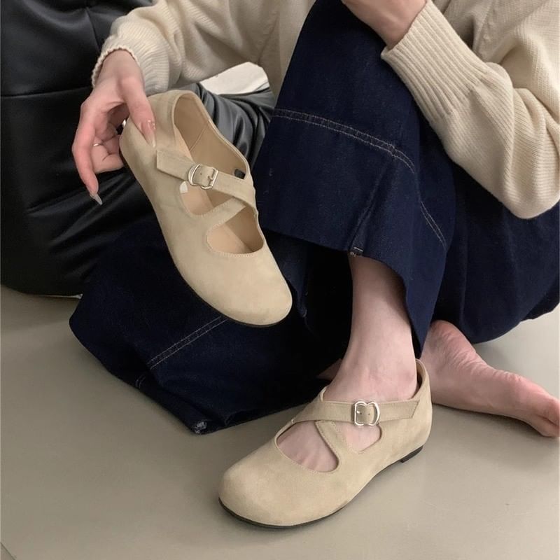 Hidden Shoes Criss Mary Cross Wedge Jane