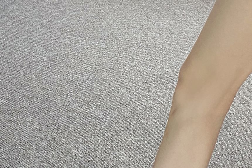 Thong Buckled Heel High Sandals Slide