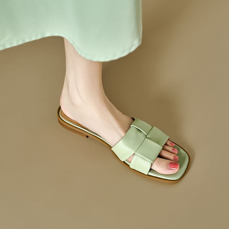 Woven Sandals Slide