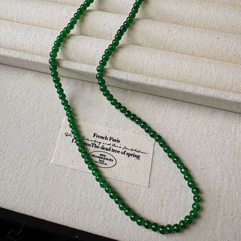 (Various Designs) Faux Bead Choker Gemstone