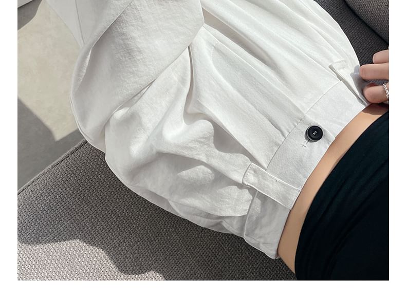 Dress Plain Wide Leg (Various High Designs) Pants Waist