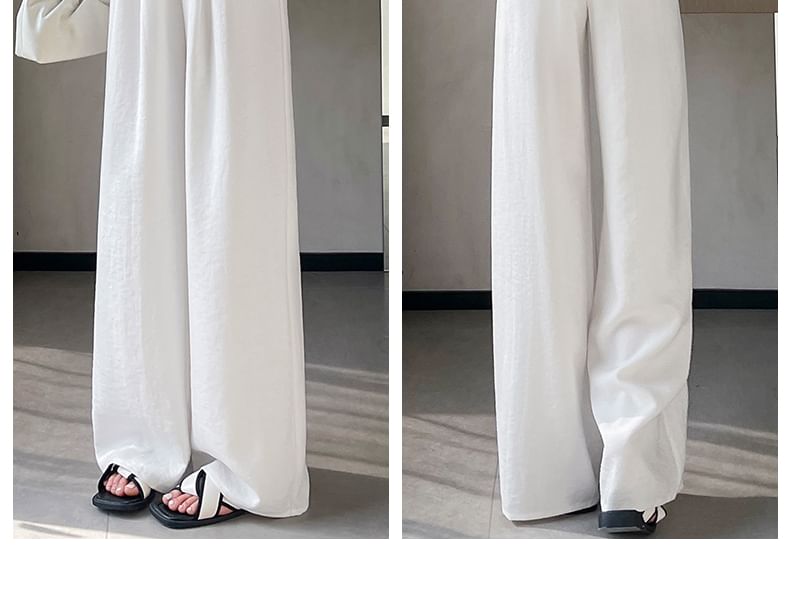 Dress Plain Wide Leg (Various High Designs) Pants Waist