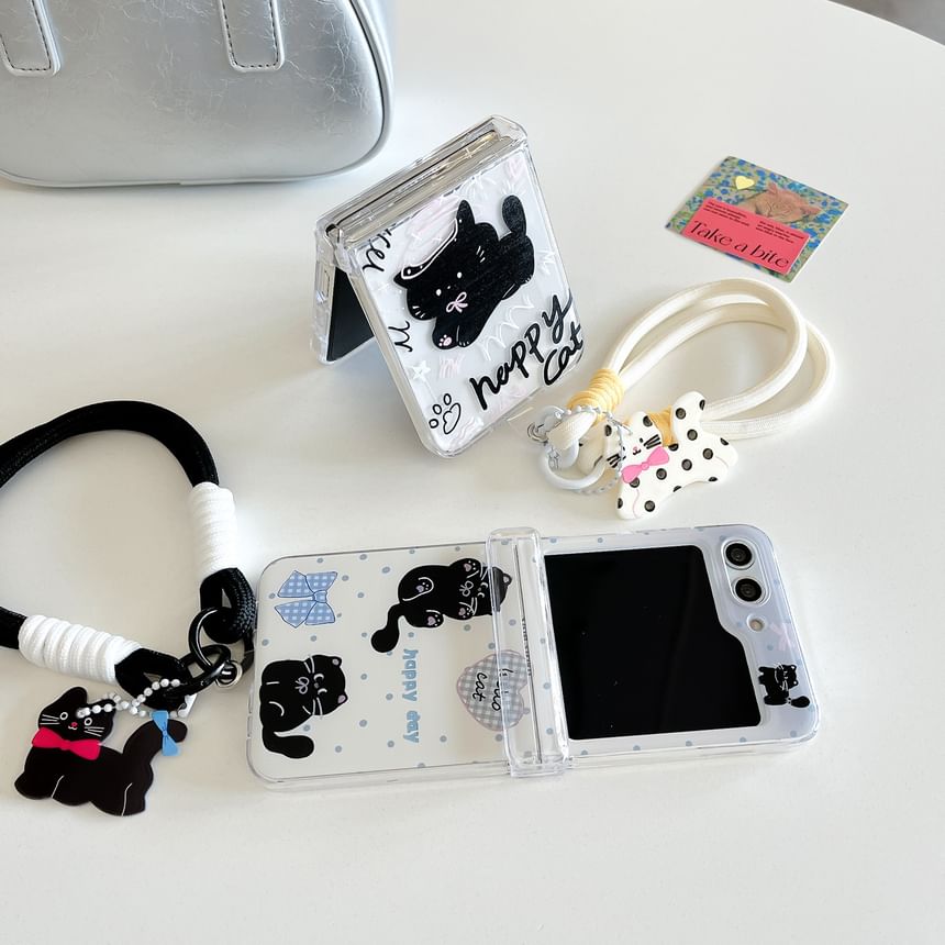 Case / Set Cat Strap Phone