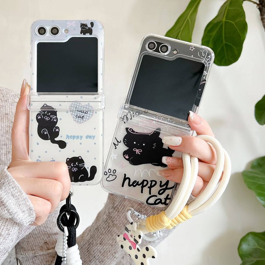 Case / Set Cat Strap Phone