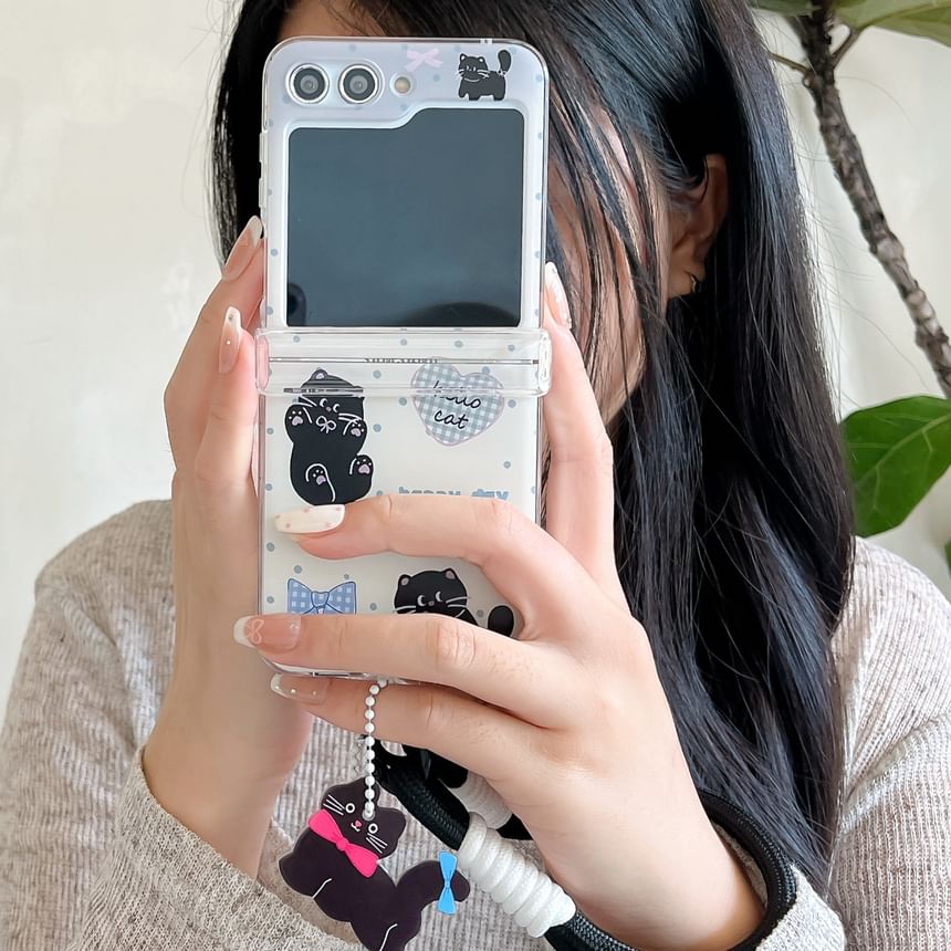 Case / Set Cat Strap Phone