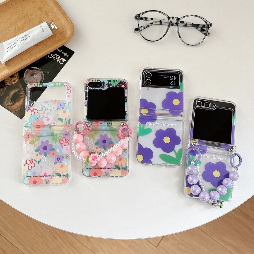 Strap Phone Set Floral / Case