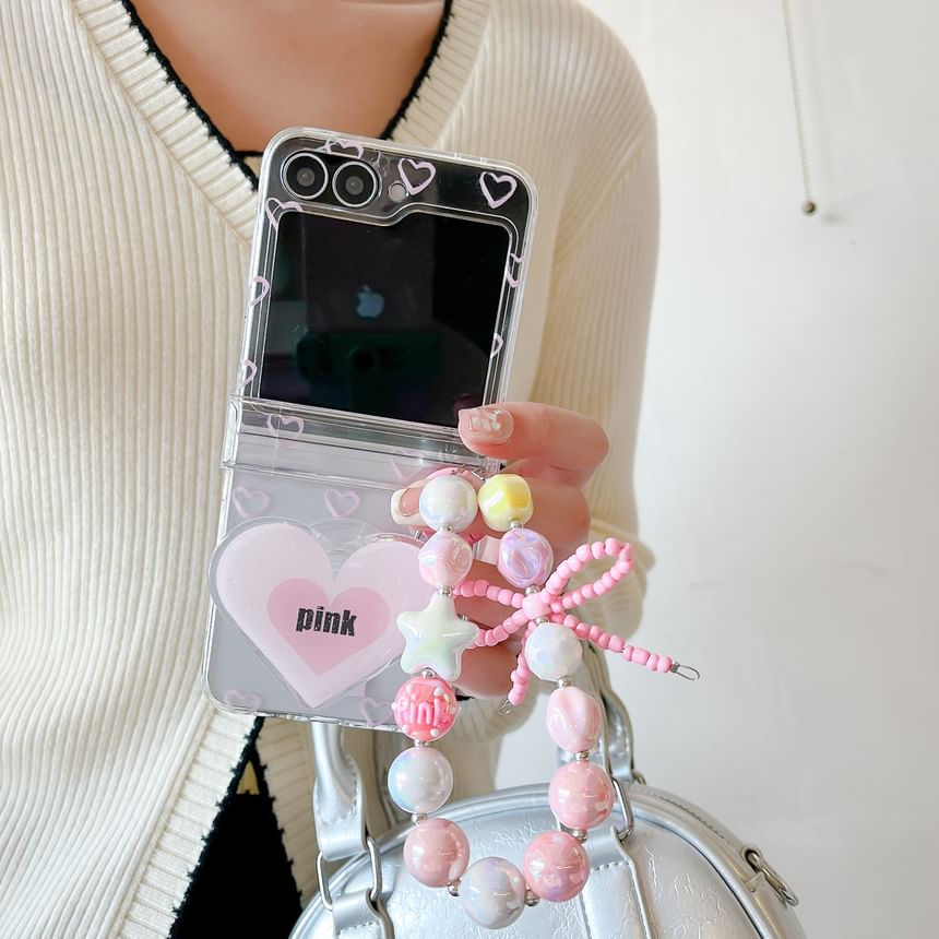 Phone Set Heart Star / Strap Case