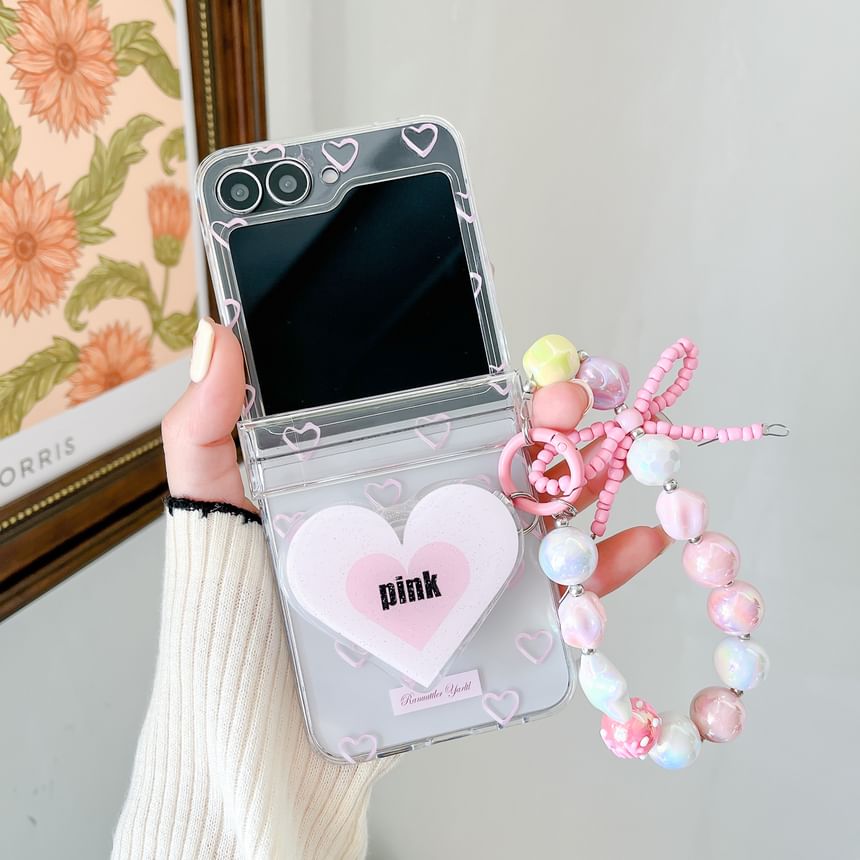 Phone Set Heart Star / Strap Case