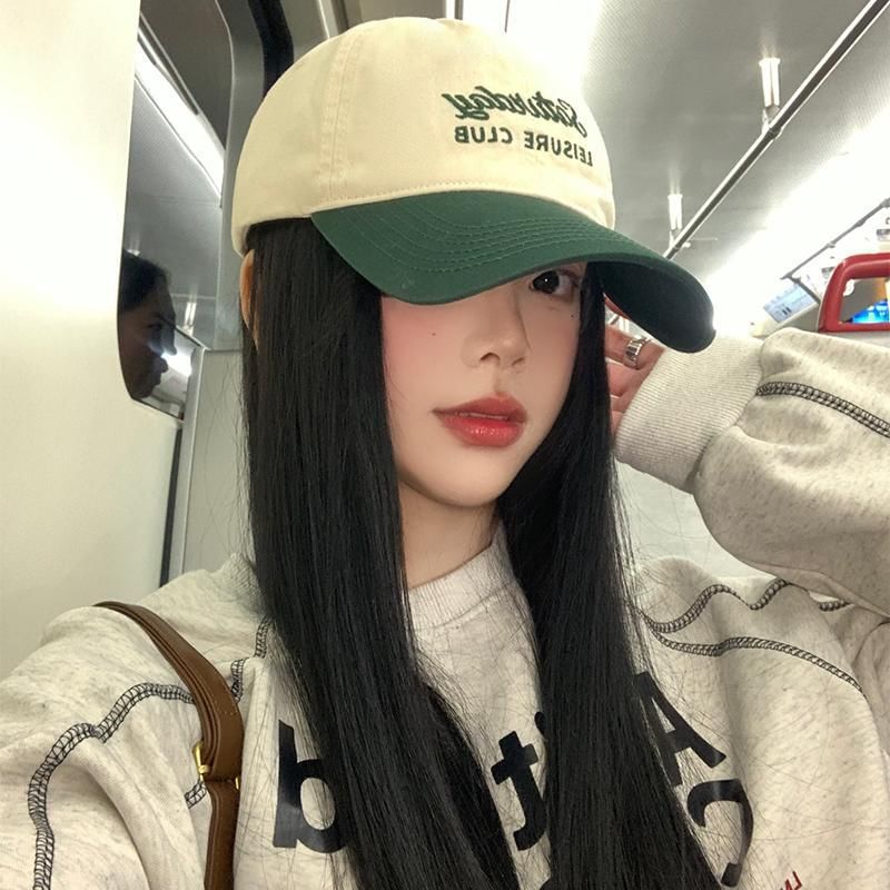 Embroidered Lettering Cap Baseball (Various Designs)