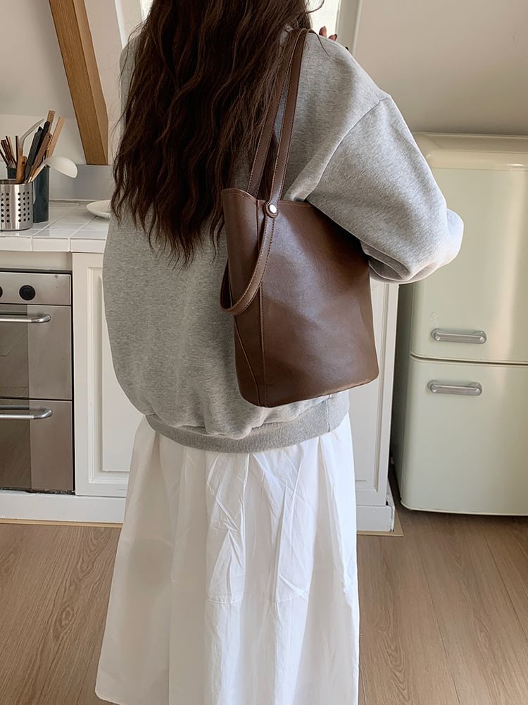 Bag Faux Leather Bucket