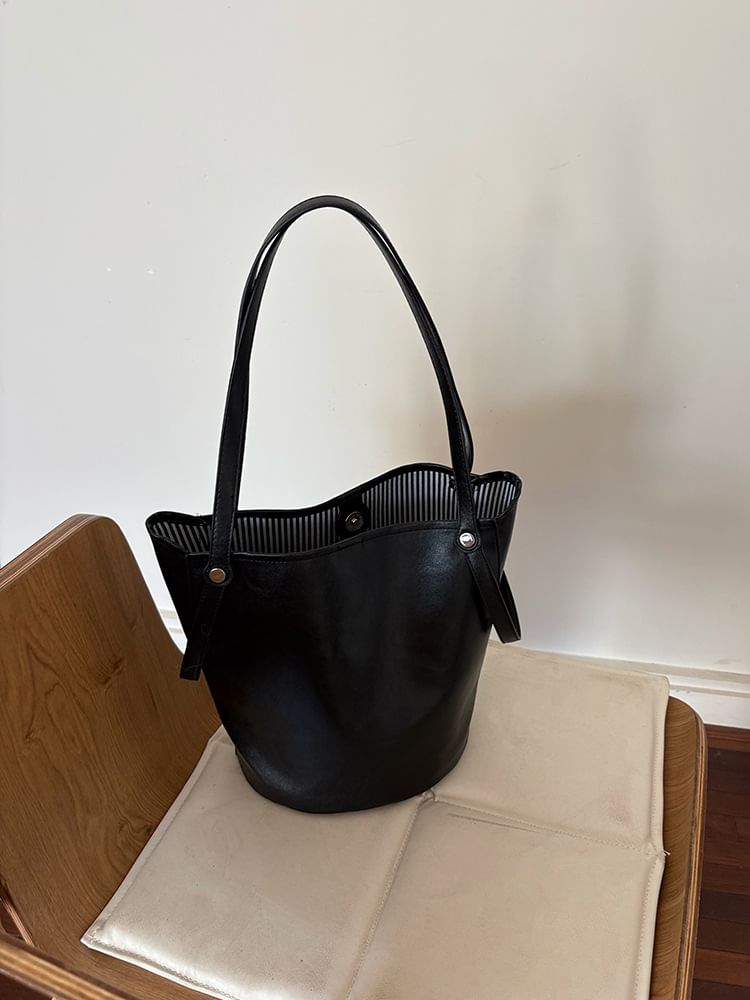 Bag Faux Leather Bucket