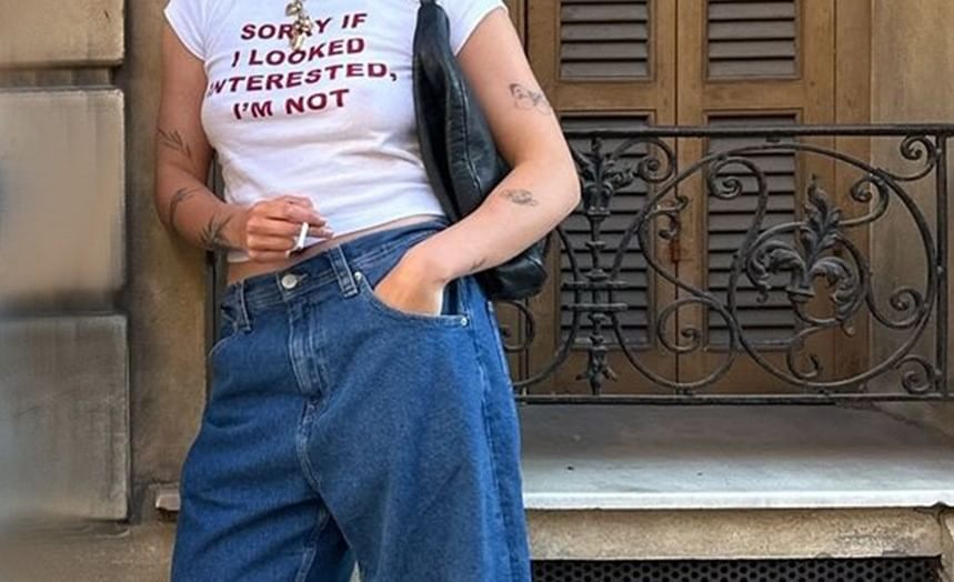 Shorts Washed Straight-Leg Denim Waist Low Pocket