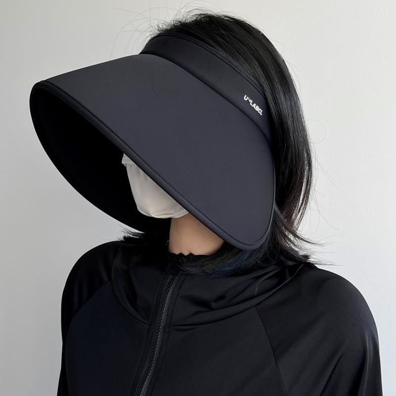 Wide Lettering Brim Hat Sun