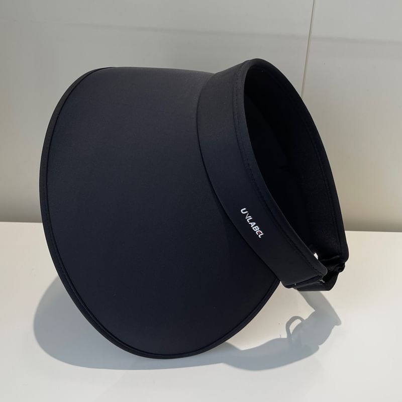 Wide Lettering Brim Hat Sun