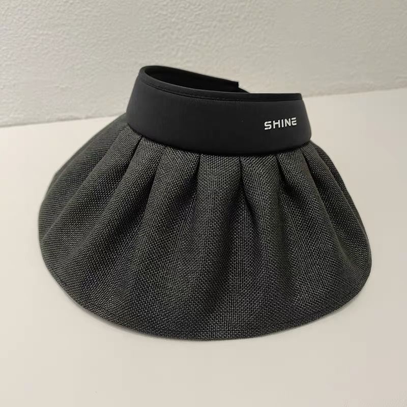 Sun Lettering Ruffle Hat