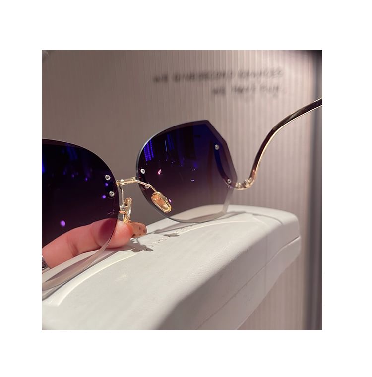 Frameless Cleaning (Various + Gradient Case Set: Designs) Sunglasses Cloth